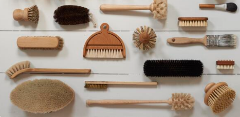Shoe polish brush, applicator brush, Redecker brushes, Farmer brothers  London