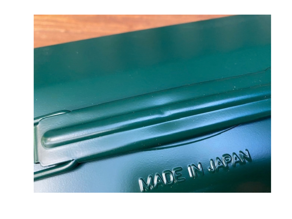 Toyo Y350 Tool Box in Antique Green (damaged)