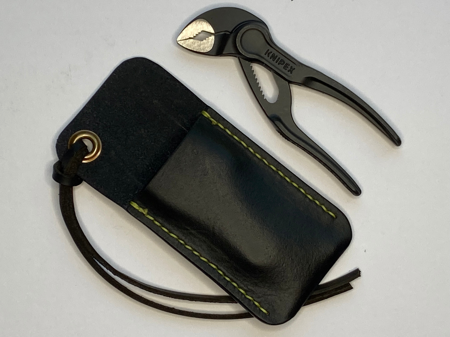 Knipex Cobra XS 100 pliers and leather sheath