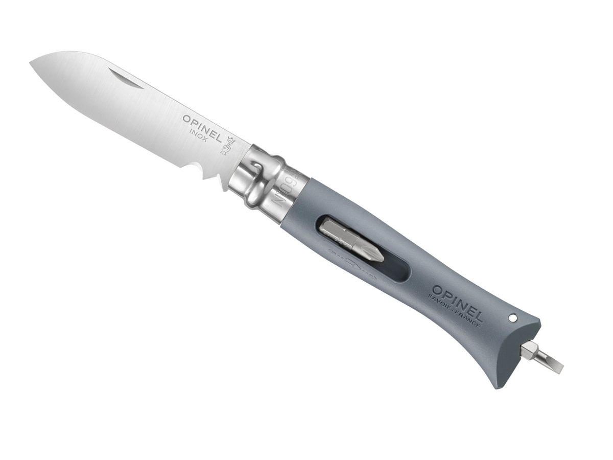 Opinel No. 9 Do It Yourself Folding Knife, Gray