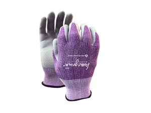 Watsons Karma gardening gloves – an eco friendly garden glove made from WasteNot yarn from recycled plastic bottles - available in the UK from Tinker and Fix for £6.99