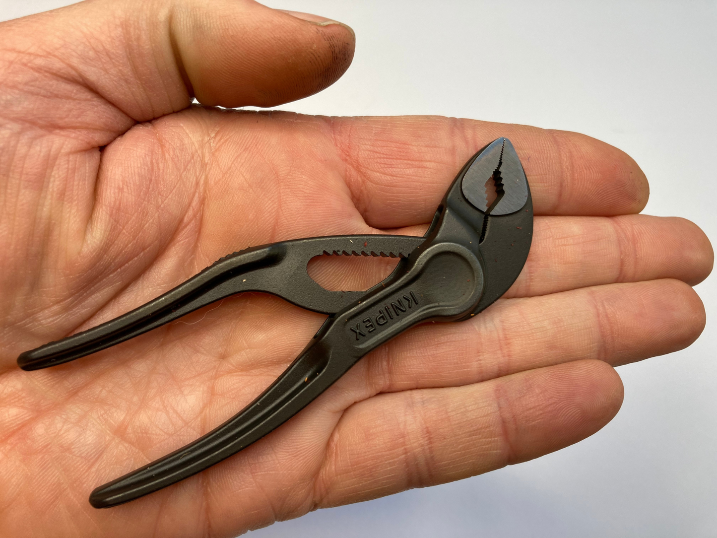 Knipex Cobra XS 100 pliers and leather sheath