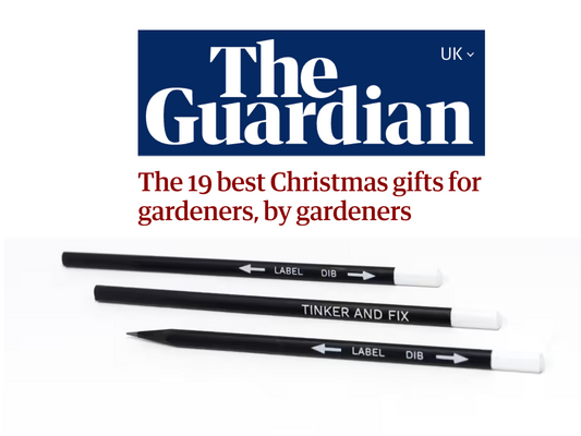 Gardener's Pencils... featured as a best Christmas Gift for Gardeners in the Guardian