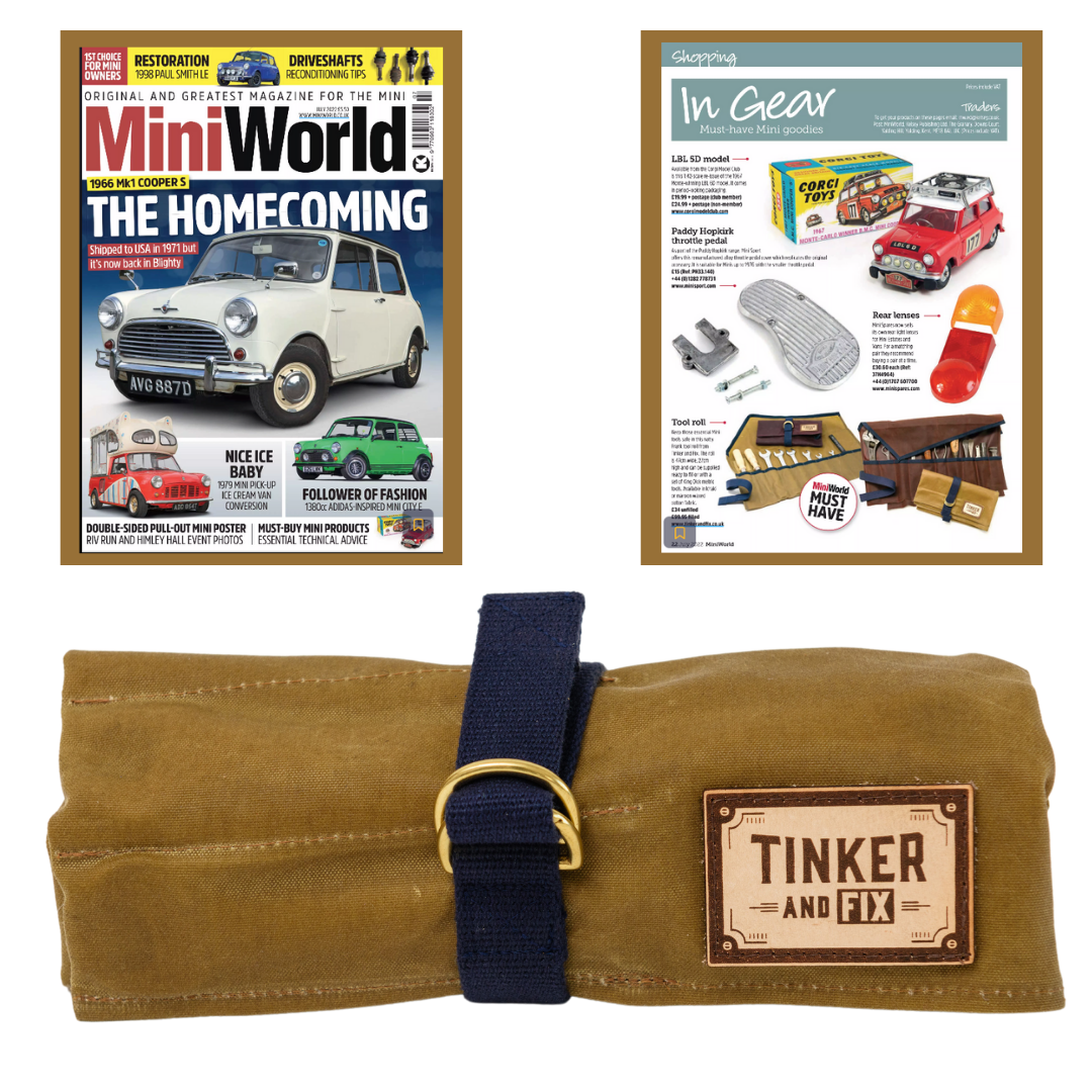 The Frank Tool roll is a Mini World magazine 'must have'!