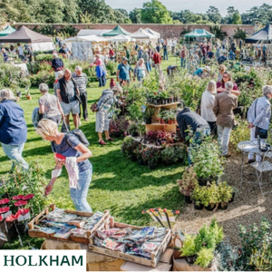 Our next event... we're heading to Holkham garden fair