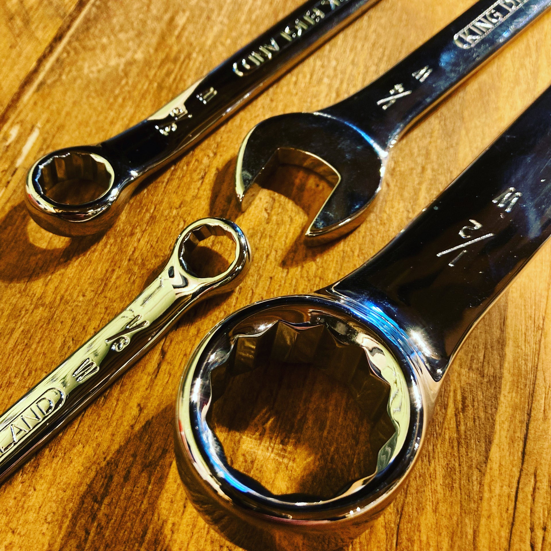King Dick Whitworth combination spanner set for BSW and BSF bolts