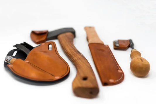Leatherwork... it all started with an old hatchet