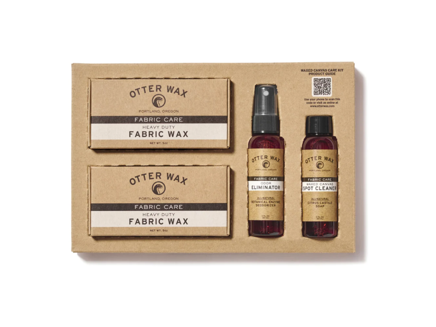 Otter Wax Waxed Canvas Care Kit