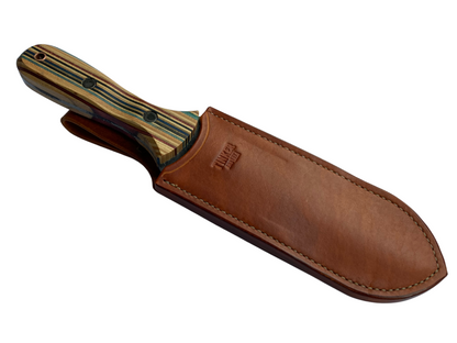 Leather sheath for Skatewood Hori Hori or Barebones Hori Hori