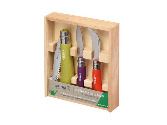 Opinel 3pc Gardeners knife set