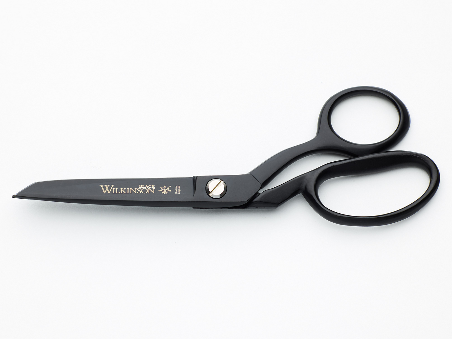 Whiteley 8" Black Sidebent Scissors