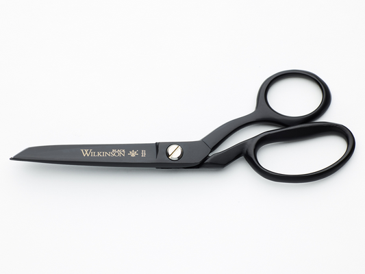 Whiteley 8" Black Sidebent Scissors