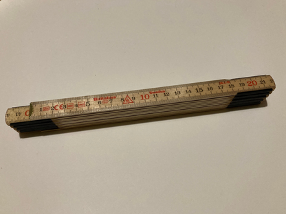 Folding wooden ruler - 2 metre