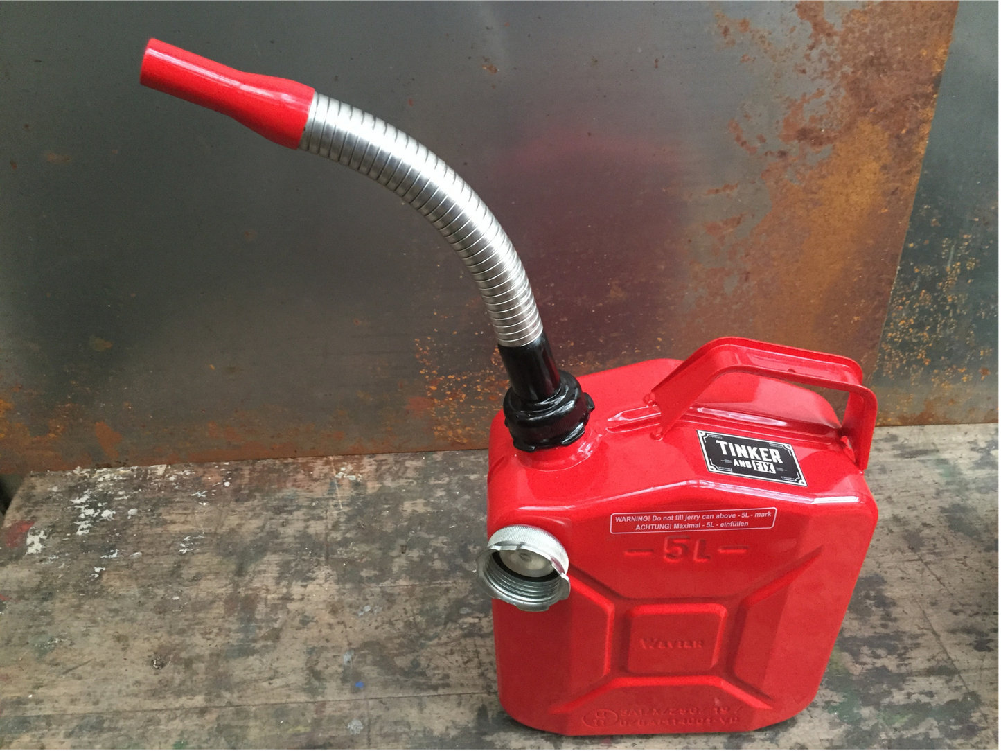 Tinker and Fix 5 litre Petrol Can and spout