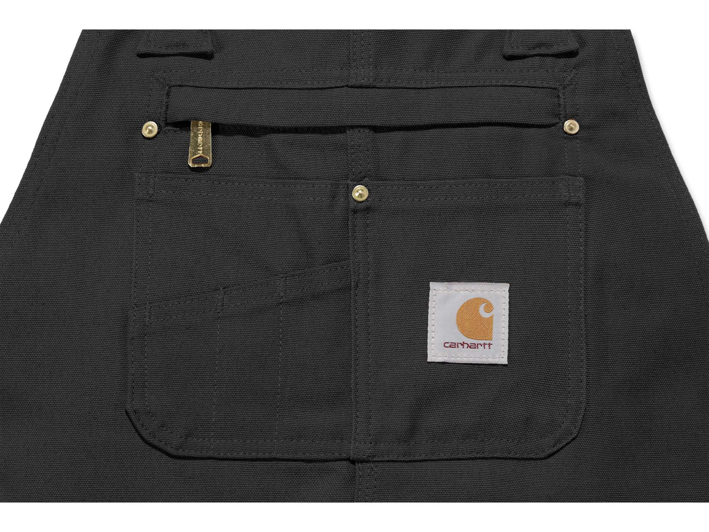 Carhartt R01 Duck Bib Overalls Black