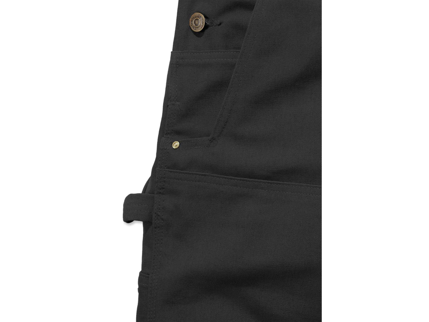 Carhartt R01 Duck Bib Overalls Black