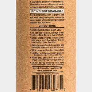 Otter Wax suede cleaner instructions